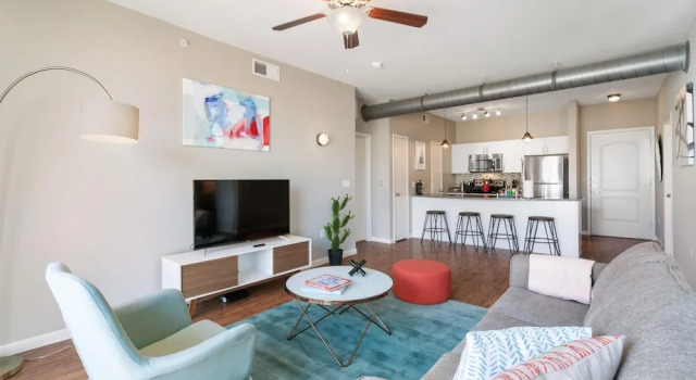 Апартаменты Plano Comfy 2BD 1 5BA Apartment