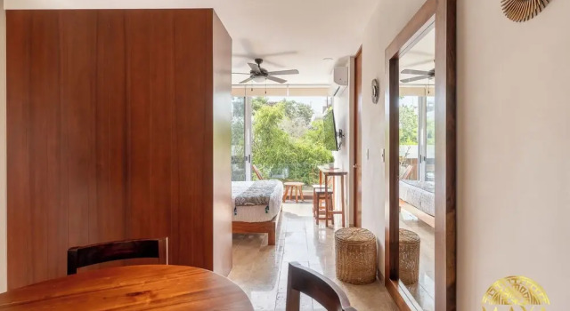 NHOA 205B 1BR Condo Pool View Aldea Zama, Rezervasyon Daire Tulum havuzlu oteller, Yüzme Havuzu