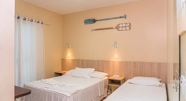 Трёхместный номер Standard Ubatuba Praia Hotel
