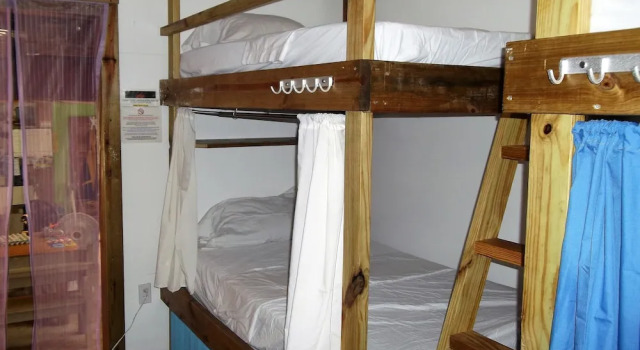 Кровать в общем номере The Funky Dodo Backpackers Hostel