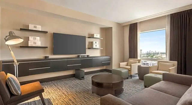 Двухместный люкс Chairmans c 1 комнатой Hilton Tampa Downtown