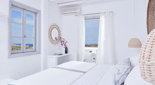 Двухместный номер Deluxe с видом на море Mr and Mrs White Paros