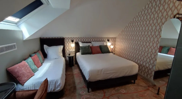 Трёхместный номер Classic Hôtel Paulette Rouen Centre Cathédrale