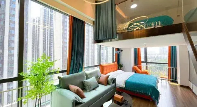 Люкс Luxury Fuyu ForYou Homestay (North Railway Station Southwest Jiaotong University)
