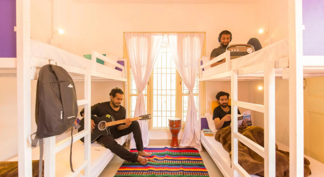 Кровать в общем номере goStops Dalhousie (Stops Hostel Dalhousie)