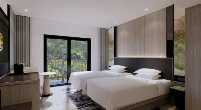 Camera doppia Deluxe con balcone Padma Hotel Bandung