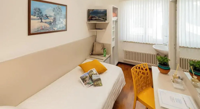 Одноместный номер Economy с балконом Hotel Rondinella Locarno