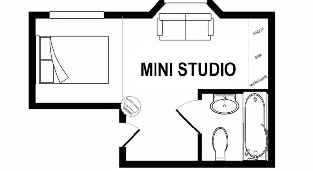 Студия UR City Pad - Richmond Apartments