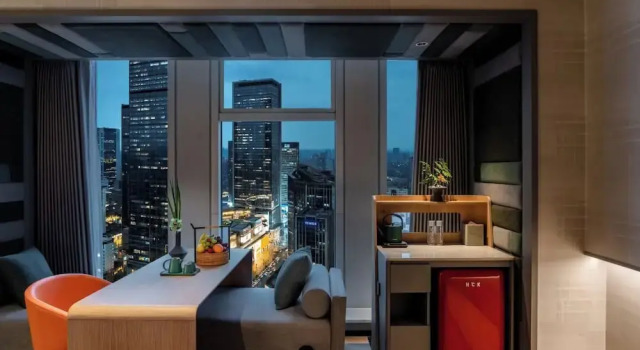 Двухместный номер Economy с видом на город Pagoda Design Hotel Chengdu Chunxiroad Taikoo Li