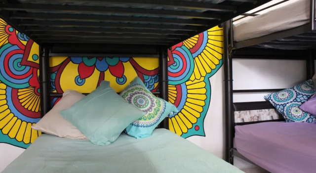 Seng i sovesal Mandala Hostel