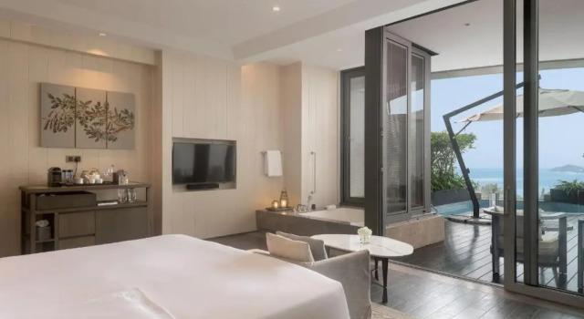 Двухместный номер Pool Deluxe с видом на океан Rosewood Sanya