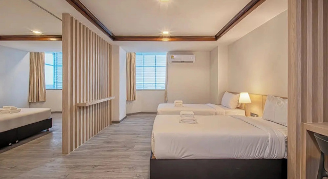 Двухместный семейный люкс B2 Sisaket Boutique & Budget Hotel