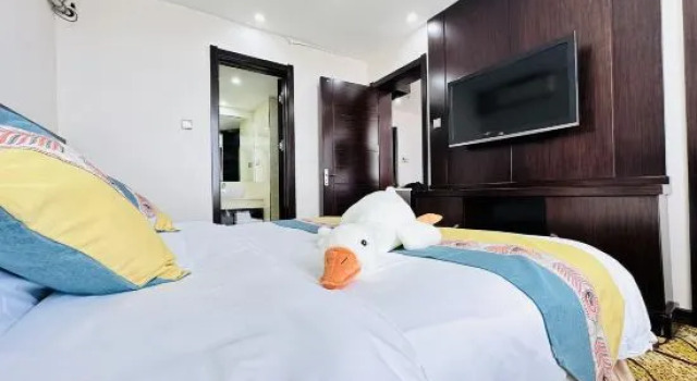 Трёхместный семейный люкс с 2 комнатами Century Hotel