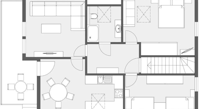 Апартаменты с 2 комнатами с балконом Ferienwohnung Rennsteigblick