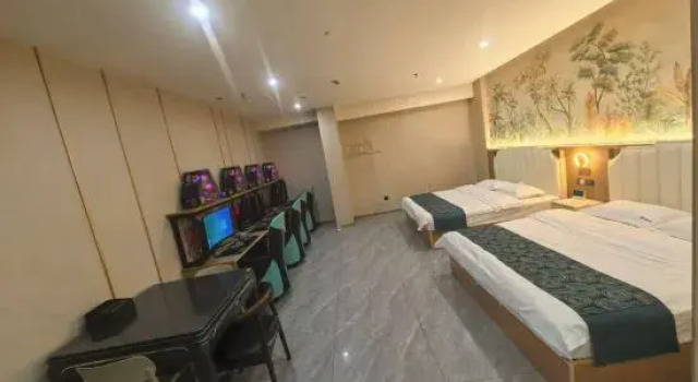 Кровать в общем номере Shucheng Geek E-Sports Hotel