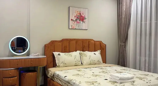 Апартаменты Superior с 3 комнатами с балконом и с видом на город The Zenpark Tower - Vinhomes Ocean Park