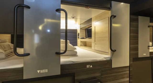 Женская капсула Tabist CapsuleHotel APODS Himeji Station