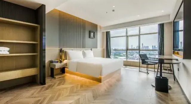 Двухместный люкс Executive с видом на улицу Atour S Hotel Taikoo Warehouse, the Pearl River, Guangzhou