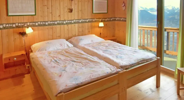 Шале с балконом Chalet for 6 People With Views of Veysonnaz