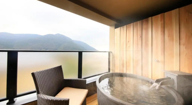 Номер with Open-Air Bath Japanese-Style Отель Tensui Saryo