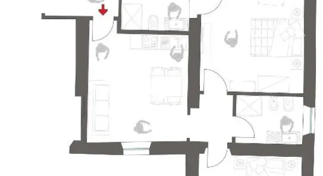 Апартаменты Croce di mezzo