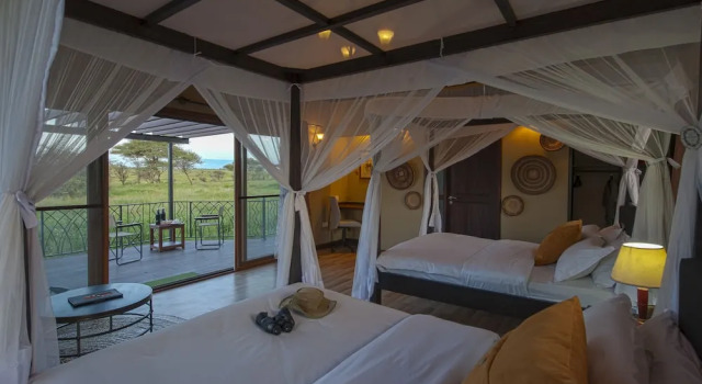 Двухместный номер Executive Serengeti Sametu Camp
