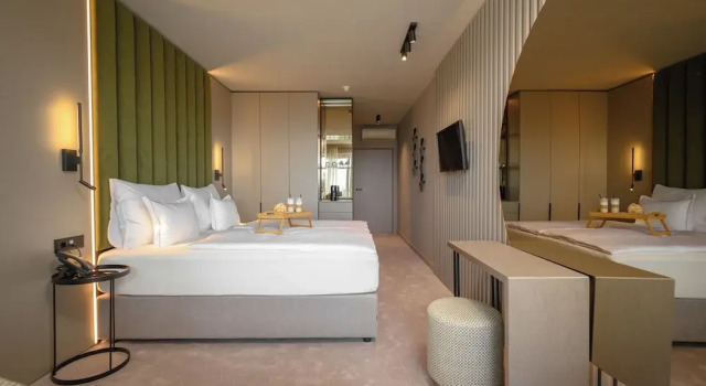 Двухместный номер Superior с балконом и с видом на море Hotel Malin