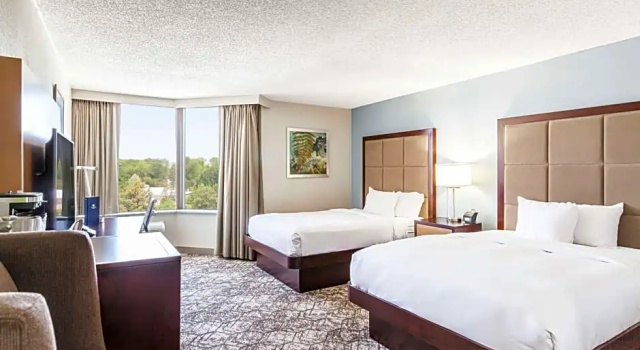 Standard- firedobbelt værelse DoubleTree by Hilton Hotel Memphis