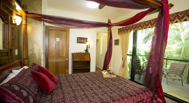 Двухместный номер Deluxe с балконом Mt Cotton Retreat