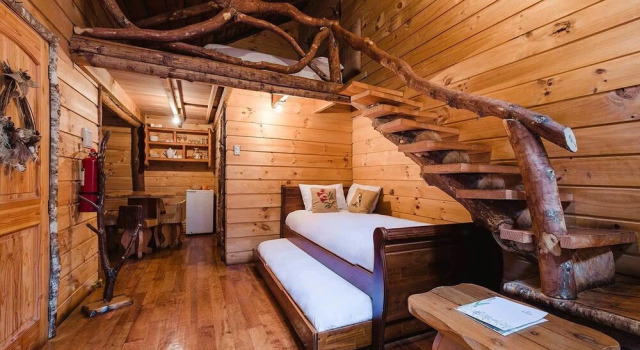 Huilo Huilo Cabañas del Bosque, Buchen Sie Ferienhaus Huilo-Huilo Puerto Fuy