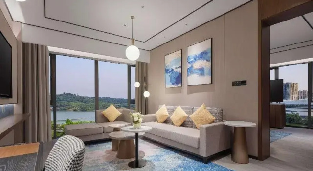 Люкс Hilton Garden Inn Yichang Yiling