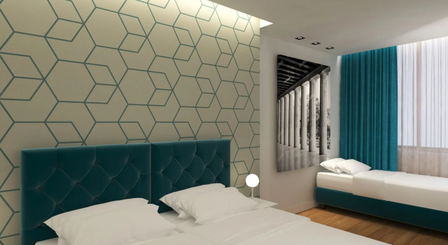 Трёхместный номер Athenian Montaza Hotel