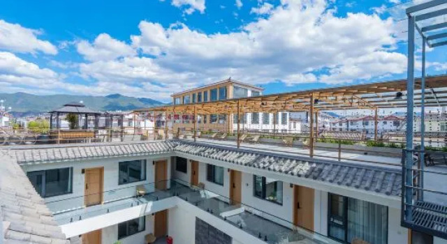 Artistic-Dawn, Twilight and Evening Wind New Chinese Design Courtyard, Prenota Boutique Hotel a Lijiang con parcheggio, Parcheggio