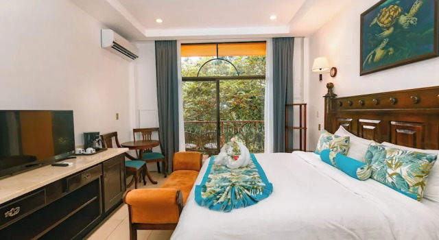 Двухместный номер Superior с балконом и с красивым видом из окна Hotel San Bada Resort & Spa