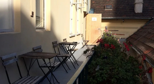 Кровать в общем номере Hostel Fléda