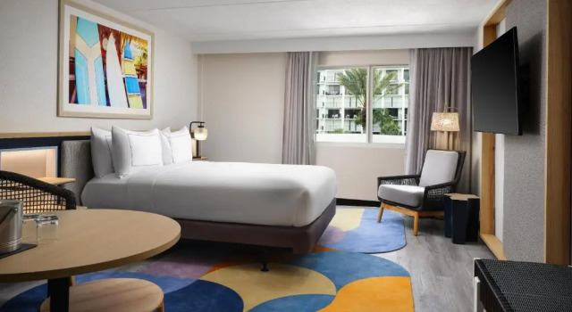 Двухместный номер Hilton Garden Inn Cocoa Beach Oceanfront