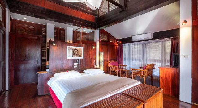 Четырёхместный люкс с видом на реку The Sanctuary Pakbeng Lodge