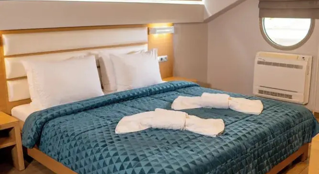 Двухместный номер Deluxe с балконом и с видом на море Hotel Epavlis Eleftheriadi