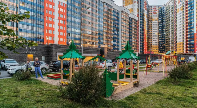 Apartamenty GudApart na pr-te Kondratyevskiy, d. 68, korp. 4, Rezervasyon Daire Sankt Peterburg otoparklı oteller, Otopark
