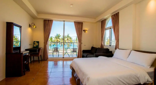Четырёхместный номер Standard с видом на море Aquamarine Cottage