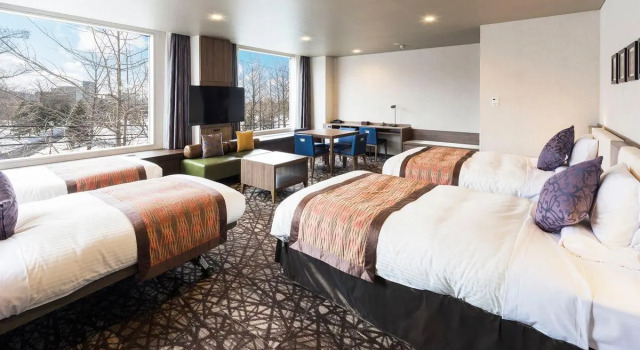Четырёхместный номер Superior HOTEL MYSTAYS Sapporo Nakajima Park