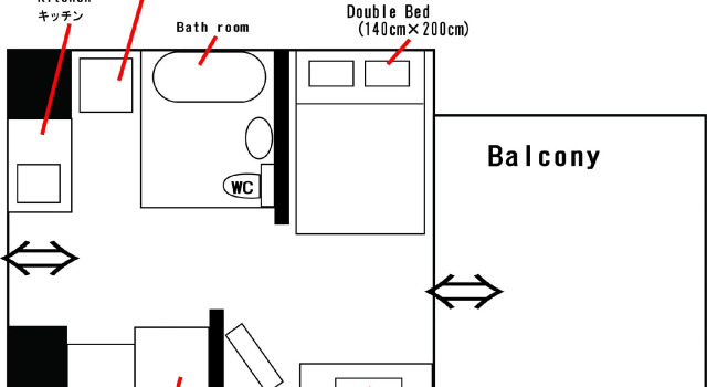 Двухместный номер Standard Tenpoint Hotel OKOU