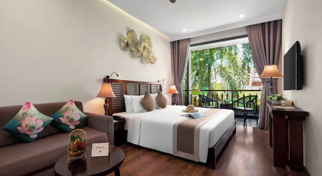 Двухместный номер Superior с балконом и с видом на сад Silk Sense Hoi An River Resort - Green Luxury Escape