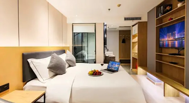 Люкс Zhen Ai Apple Hotel (Linyi Tongda Road Taisheng Plaza)