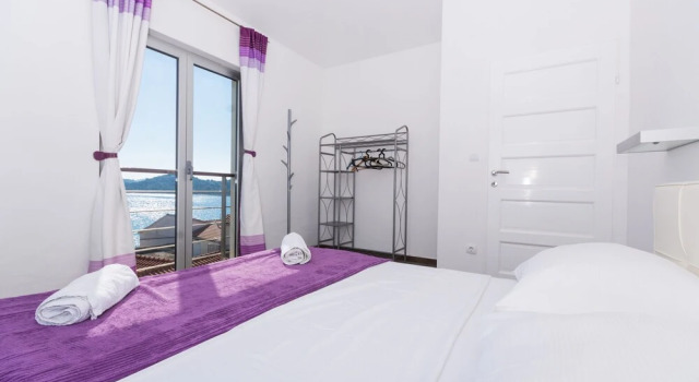 Апартаменты с 2 комнатами с балконом Amaizing sea View in Center and Near the Beach