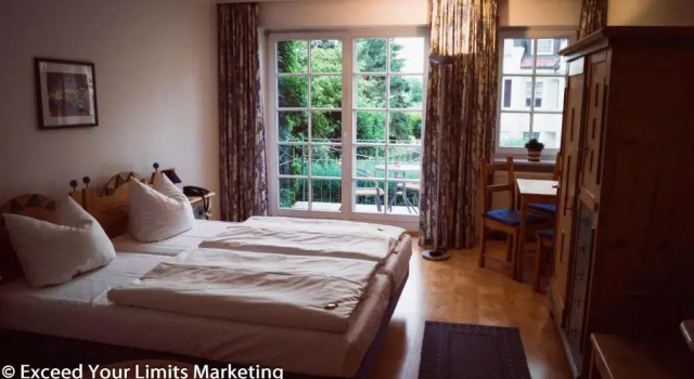 Standard dublă cameră cu balcon Hotel 2 Länder