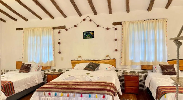 Четырёхместный номер Deluxe Hotel Highgarden Ollantaytambo