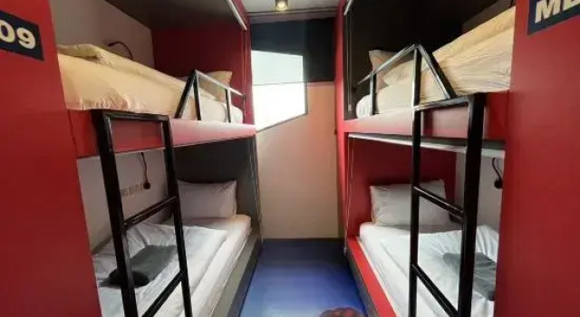 Кровать в общем номере Stardust Boutique Hotel