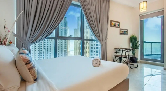 Trendy Studio in the of the Marina Bnbme Homes, Забронировать Отель Джумейра , рядом с Dubai Marina Yacht Club