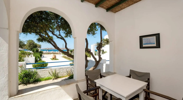 Апартаменты Superior с 2 комнатами с видом на море Naoussa Hotel Paros by Booking Kottas